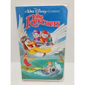 Walt Disney The Rescuers VHS 1992 Black Diamond Edition Clamshell Classic
